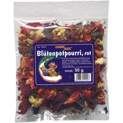 Blütenpotpourri rot 50g 