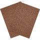 Hartfilz Bastelsets 30 x 42 cm: Set je 2 St. im Beutel cognac