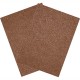 Hartfilz Bastelsets 30 x 42 cm: Set je 2 St. im Beutel cognac