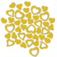 Streudeko Herzen aus Filz 25 g gelb 