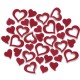 Streudeko Herzen aus Filz 5 g rot ()
