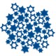 Streudeko Sterne aus Filz 5 g blau 