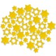 Streudeko Sterne aus Filz 5 g gelb 