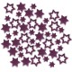 Streudeko Sterne aus Filz 15 g lila 