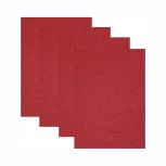 Hartfilz Bastelsets 30 x 42 cm: Set je 4 St. im Beutel bordeaux