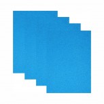 Hartfilz Bastelsets 30 x 42 cm: Set je 4 St. im Beutel blau