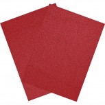 Hartfilz Bastelsets 30 x 42 cm: Set je 2 St. im Beutel bordeaux