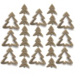 Streudeko Tannenbaum aus Filz 25 g saharabeige 