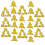 Streudeko Tannenbaum aus Filz 15 g gelb 