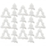Streudeko Tannenbaum aus Filz 15 g weiss 